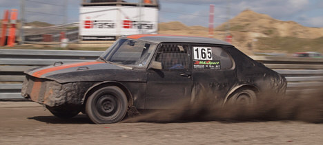 Anders Salomonsen scorede en flot DM-bronze med sin SAAB 900.
